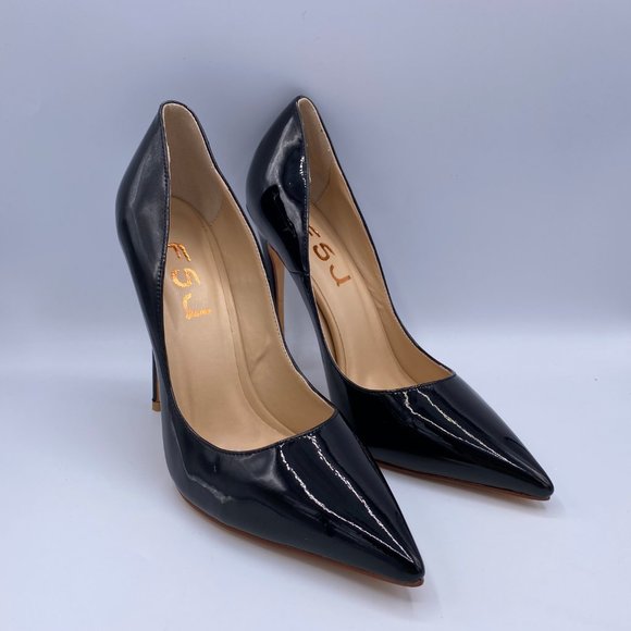 A FSJ Formal Pointed Toe Pumps High Heel Stile - Picture 4 of 10